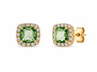 Ohrringe Idee Preziose dal 1987 Dame in Gelbgold Zircone IP.OK18G/184